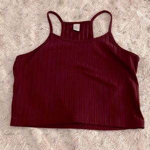 Maroon cami, never worn just not my style. Size:M